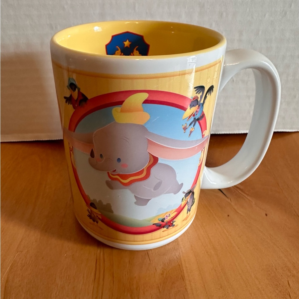 Dumbo Cuties Disney Parks Characters Mug Yellow and White